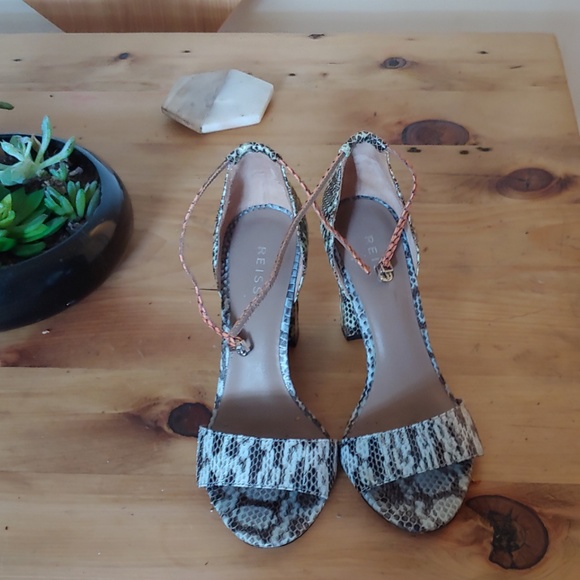 Reiss snake limited edition crocodile heels - Picture 2 of 3